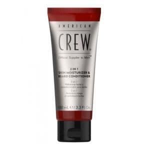 2 i 1 skäggbalsam ansiktsfuktighetskräm - AMERICAN CREW - 100ml - Mjukt och konditionerat skägg