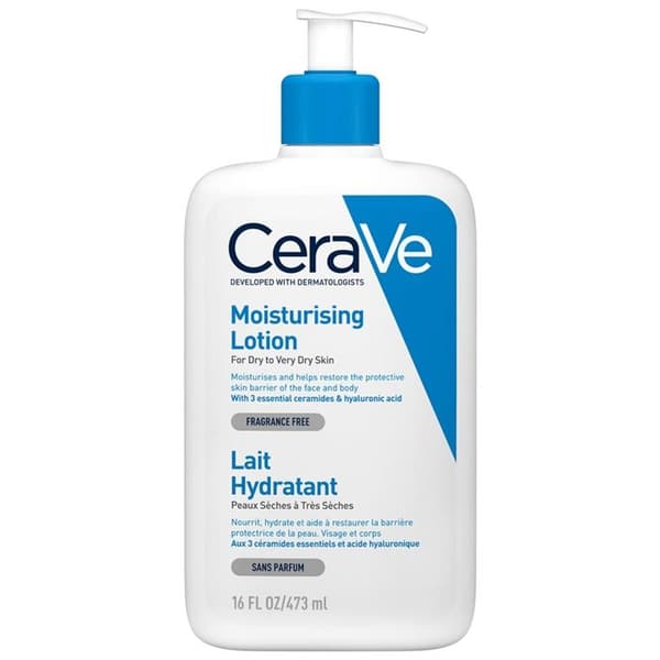 Fuktighetsmjölk - Cerave - 473ml - Hypoallergen - Känslig Hy - Mjölkig Konsistens