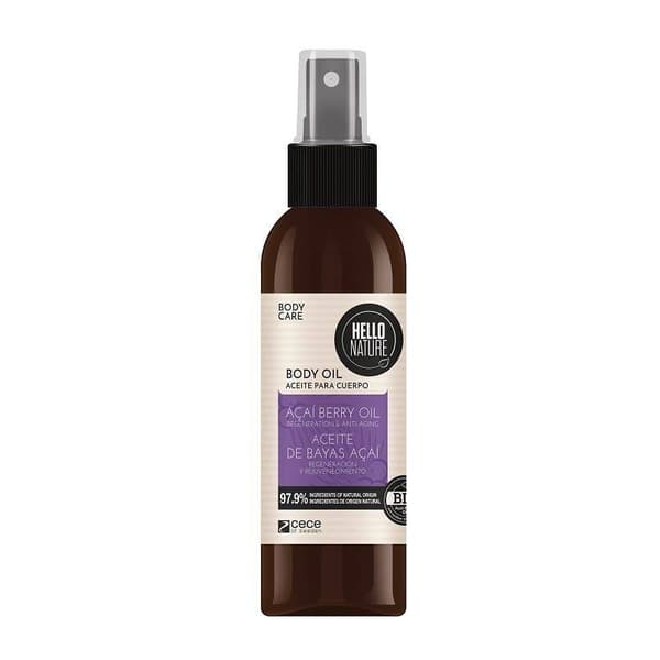 Hello Nature body oil acaibärsolja
