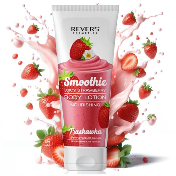 Revers Nourishing Body Lotion SMOOTHIE Jordbær