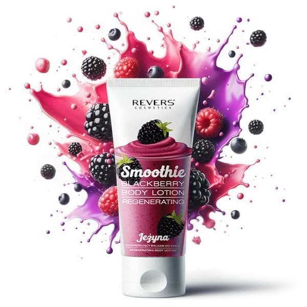 Regenererende bodylotion SMOOTHIE Blackberry - Revers