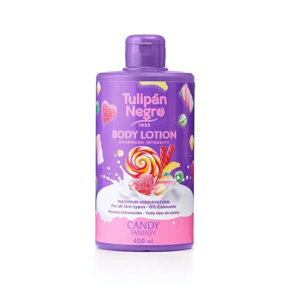 Vartaloemulsio Tulipán Negro Candy Fantasy Purple 400 ml