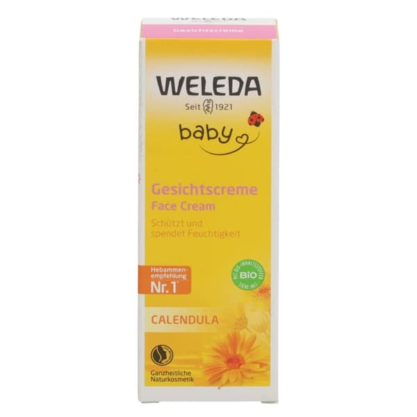 Fugtgivende ansigtscreme til babyer Weleda Baby Calendula 50 ml