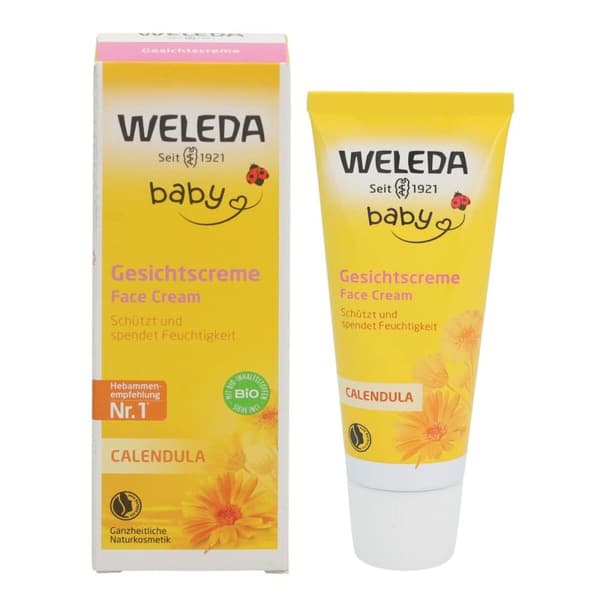 Fugtgivende ansigtscreme til babyer Weleda Baby Calendula 50 ml