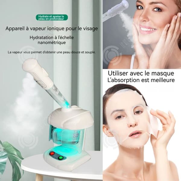 INN Facial Steamer 26x22x33cm Nano Fuktgivande ansiktsenhet Skönhetsluftfuktare Humidificateu