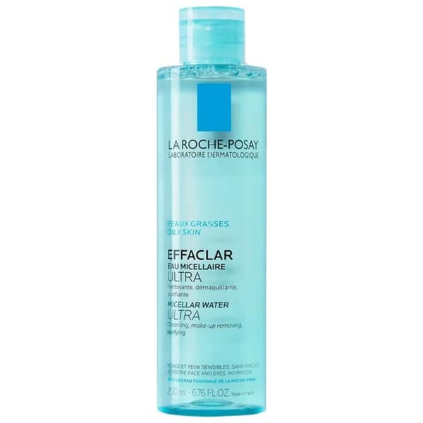 Micellärt vatten - LA ROCHE POSAY - EFFACLAR - 200 ml - Allergivänligt - Alla hudtyper