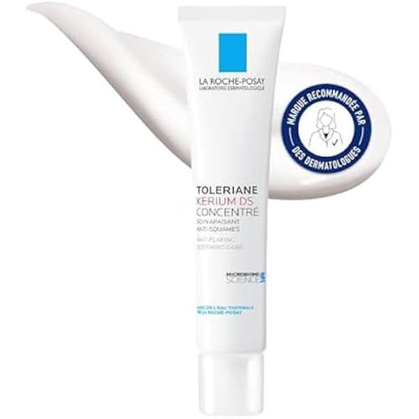La Roche-Posay, Toleriane Kerium DS Concentrate, Lugnande ansiktsbehandling, Anti-mjäll, Aqua Posae Filiformis, Zink &amp; Piroctone Olamine,