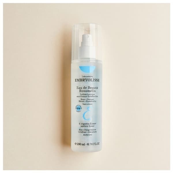 Skönhetvatten - Embryolisse - Rosamélis - 200 ml - Blandad hud - Blomdoft
