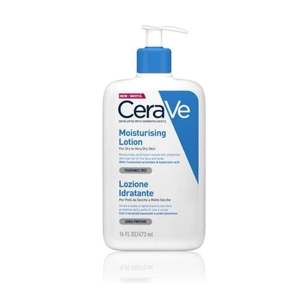 Fuktighetsmjölk - Cerave - 473ml - Hypoallergen - Känslig Hy - Mjölkig Konsistens