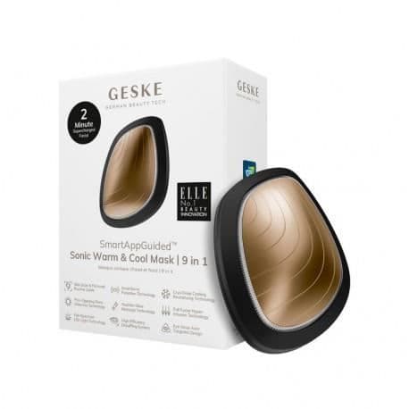 GESKE SONIC WARM & COOL 9 IN 1 ANSIKTSMASCARILLA SVART GULD