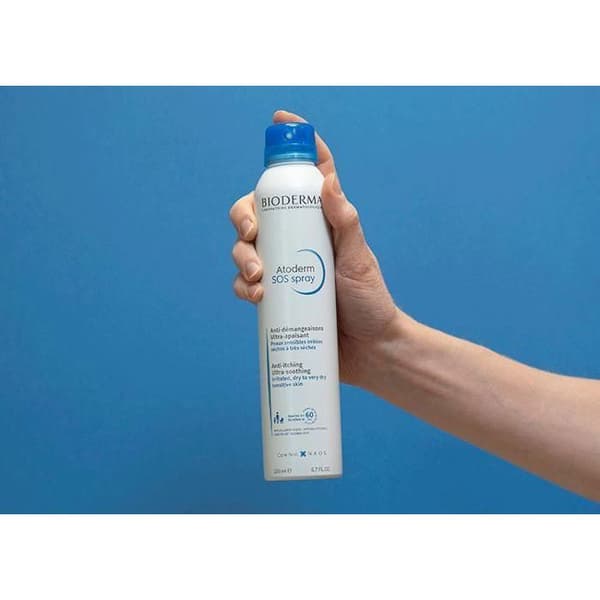 Spray mot klåda - Bioderma - Atoderm SOS - 200ml - Mycket torra skinn - Utan parfym