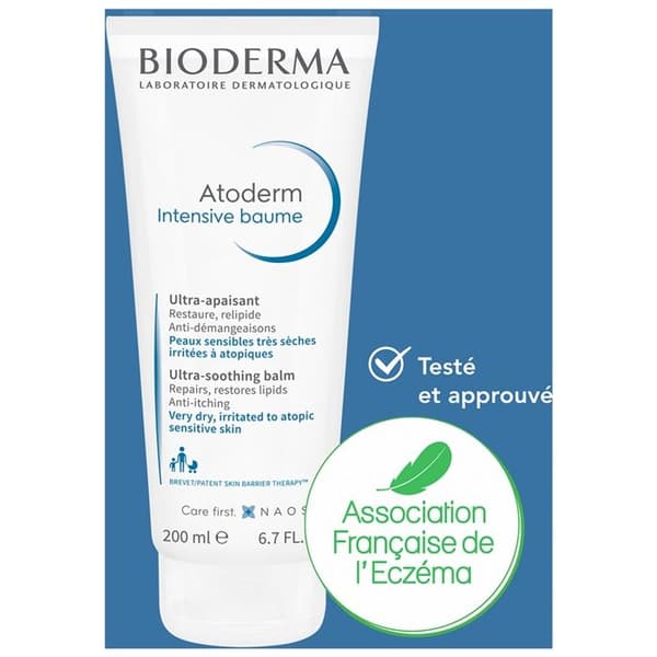 Baume - Bioderma - Atoderm Intensive - 200ml - Hypoallergen - Anti-klåda