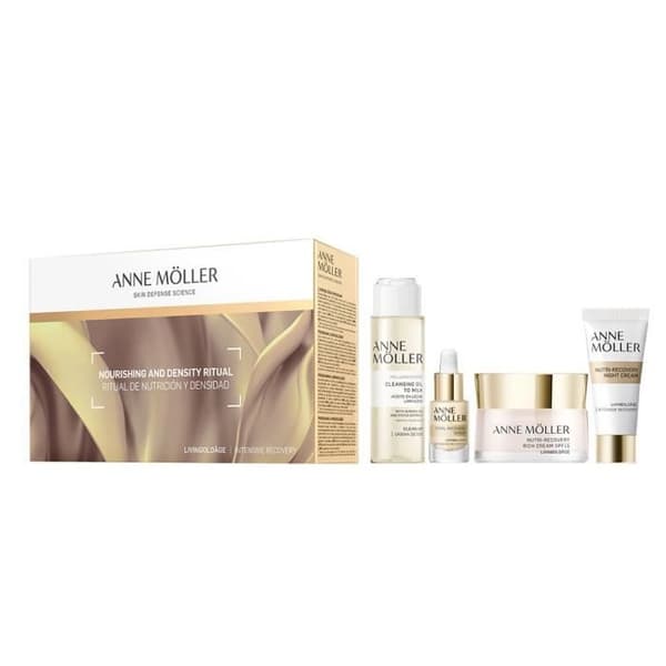 ANNE MOLLER LIVINGOLDAGE NUTRI RECOVERY RICH CREAM SPF 15 50ML + 3 PRODUKTSET REGALO