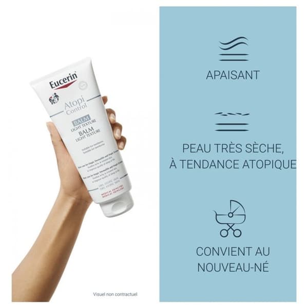 Baume - Eucerin - Atopicontrol - 400 ml - Hypoallergen - Torr hud