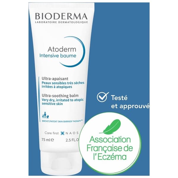 Baume Apaisant - Bioderma - Atoderm Intensive - 75ml - Känslig hy - Ej klibbig