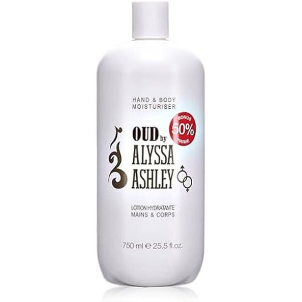 Fuktgivande bodylotion - ALYSSA ASHLEY - OUD - 750 ml - Alla hudtyper - Blandat