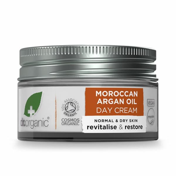 Ravitseva päivävoide Moroccan Argan oil Dr.Organic Argán 50 ml