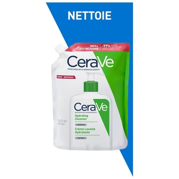 CeraVe Återfuktande Tvål utan Doft Eco-Recharge 473 ml