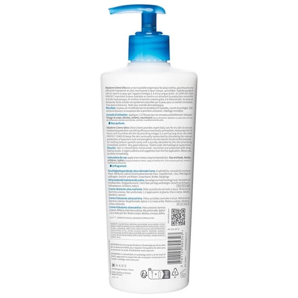 Bioderma Atoderm Kräm Ultra 500 ml 2-pack