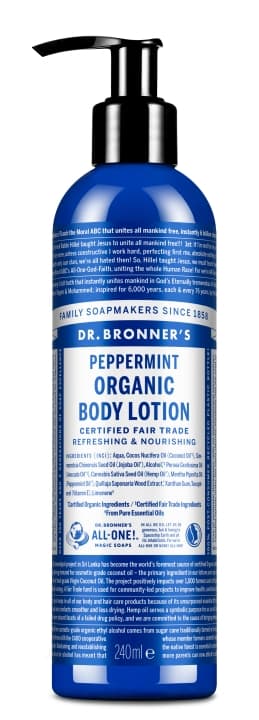 Dr. Bronner's Dr. Bronner's - Organic Body Lotion Peppermint 240 ml