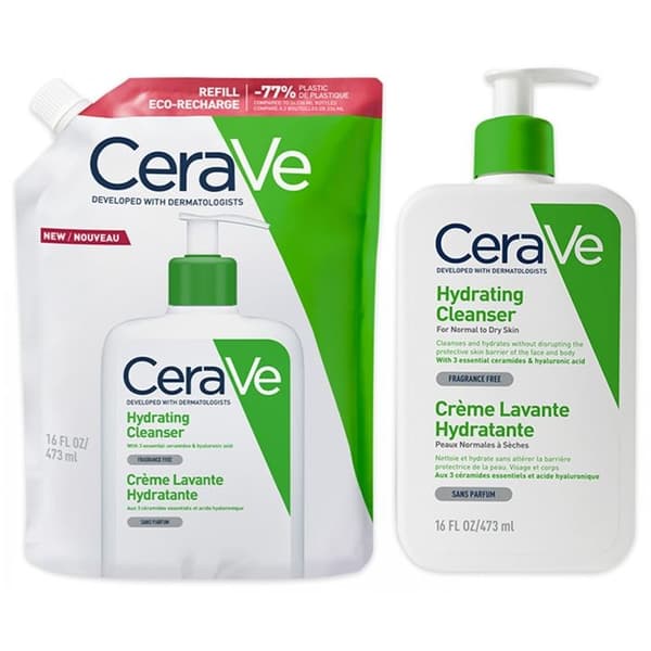 CeraVe Återfuktande Tvål utan Doft Eco-Recharge 473 ml