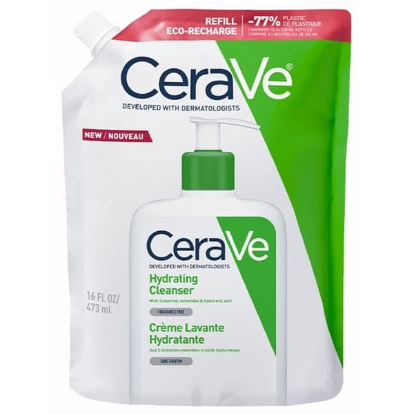 CeraVe Återfuktande Tvål utan Doft Eco-Recharge 473 ml