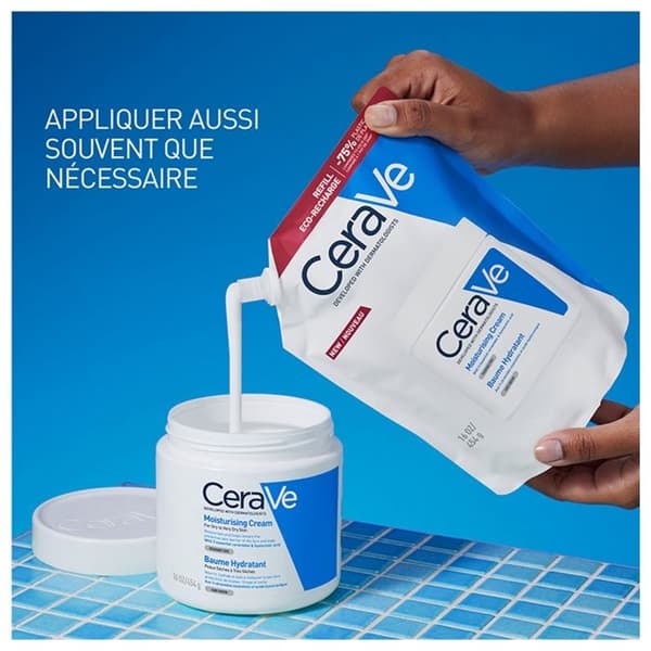 CeraVe Oparat Balsam Utan Doft Eco-Återfyllning 454 g