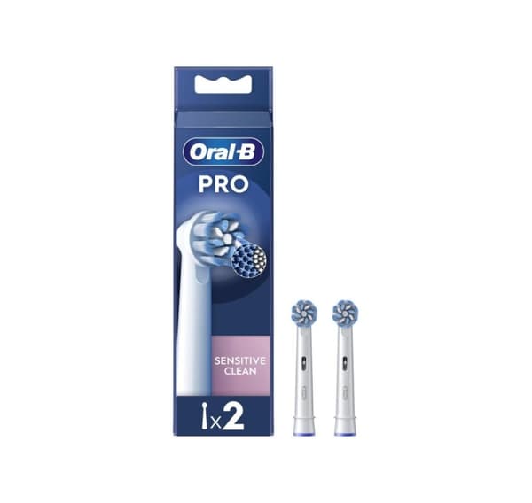 Oral-B, Udskiftelige tandbørstehoveder, EB60X-2 Sensitive Clean Pro
