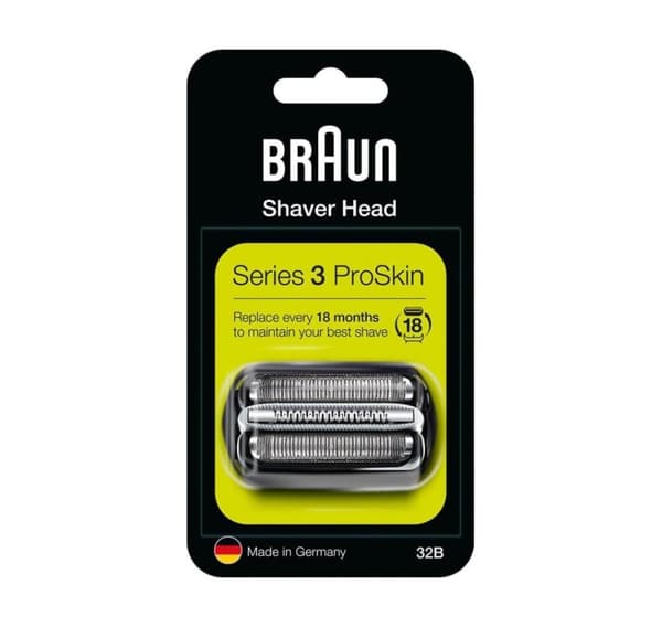 Braun, 32B parranajokoneen vaihtopää sarjalle 3