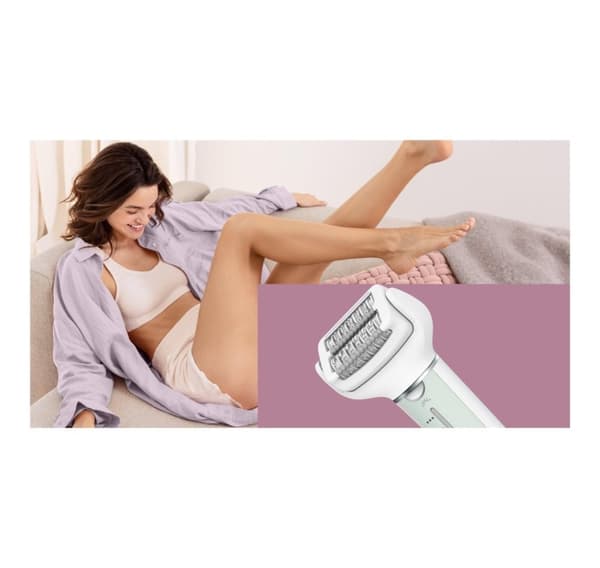 Panasonic ES-EY70A-G503 Epilator, hvid/grøn