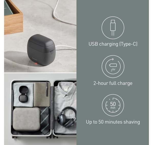 Panasonic, genopladelig elektrisk barbermaskine, ES-PV3B-K803