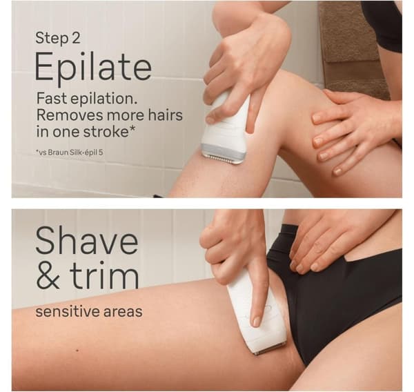 Braun, Trådløs, Epilator, Silk-épil SE7-081
