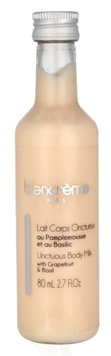 Blancreme Unctuous Body Milk 80 ml Grapefruit & Basil