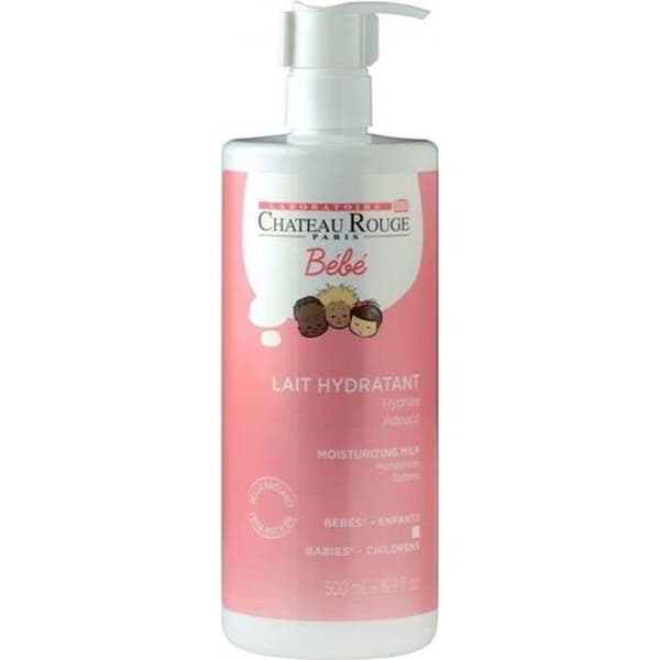 Baby moisturising lotion - Château Rouge - 500ml - Hypoallergenic - 96% natural ingredients - Intense softness