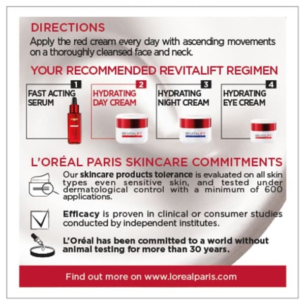 Moisturizing + Firming Day Care 50ml - L'Oréal Paris Revitalift