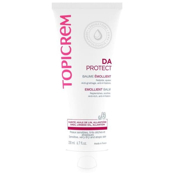 Baume Emollient - TOPICREM - DA - 200ml - Utan parfym - För torra hudtyper