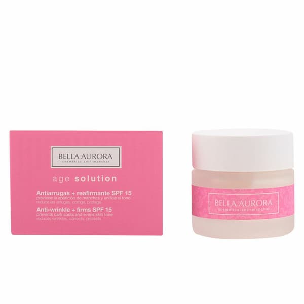Kräm mot rynkor Bella Aurora 2526106 Stärkande Spf 15 50 ml