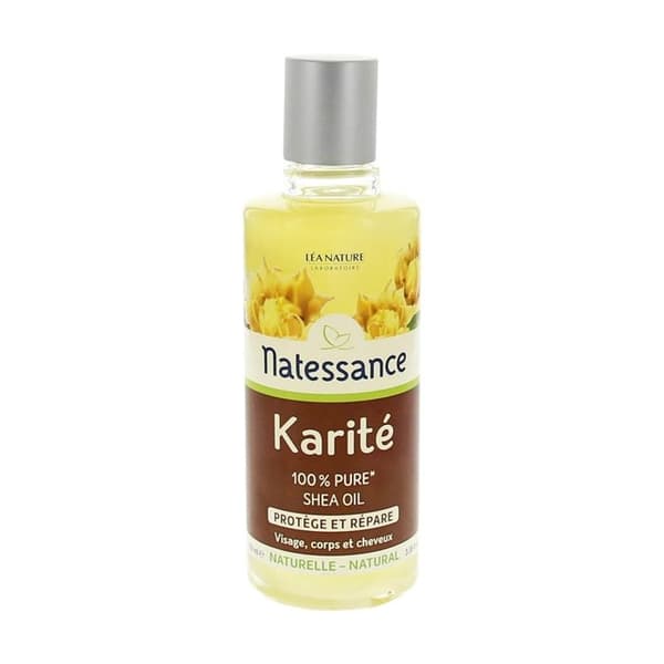 Sheaolja - NATESSANCE - 100ml - Skyddar och reparerar - Kropp och hår