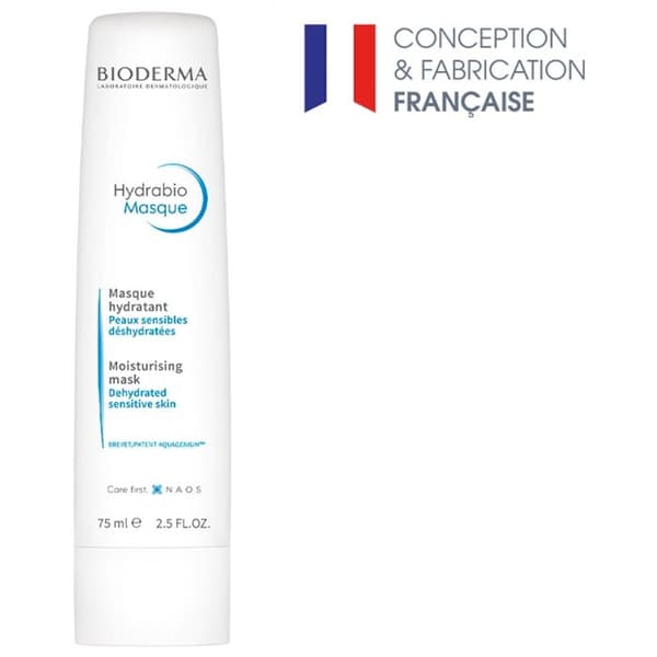 Hydrerande Mask - Bioderma - Hydrabio - 75ml - Känslig hud - Utan Parabener