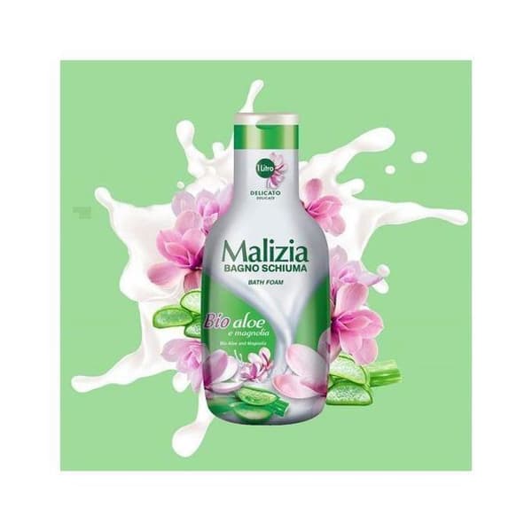 MALIZIA Bagnoschiuma bio aloe/magnolia 1 l.