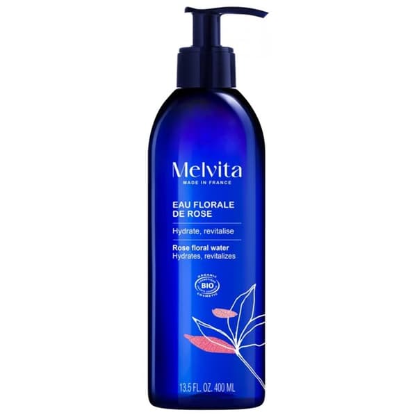 Melvita Blomvatten av Ros - Pumpspray 400 ml