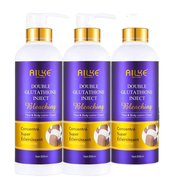 Glutation Kroppslotion, Bleknande och Fuktgivande, Icke-Fet Formel,3 Packlotion
