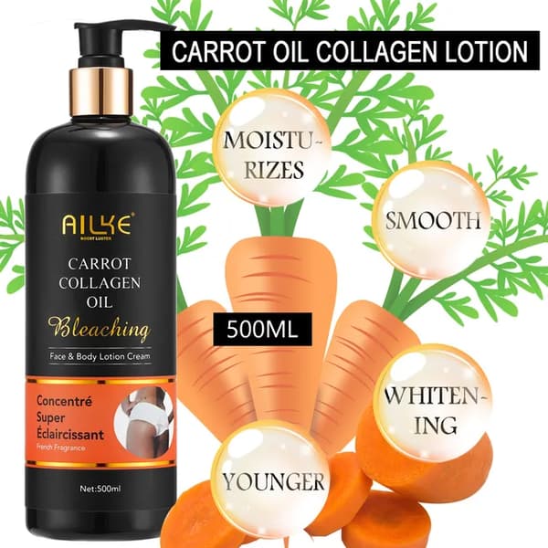 Vitgörande Lotion Kräm, Användning för Ansikte och Kropp, Nicotinamid Glutation, 500ML Lotion