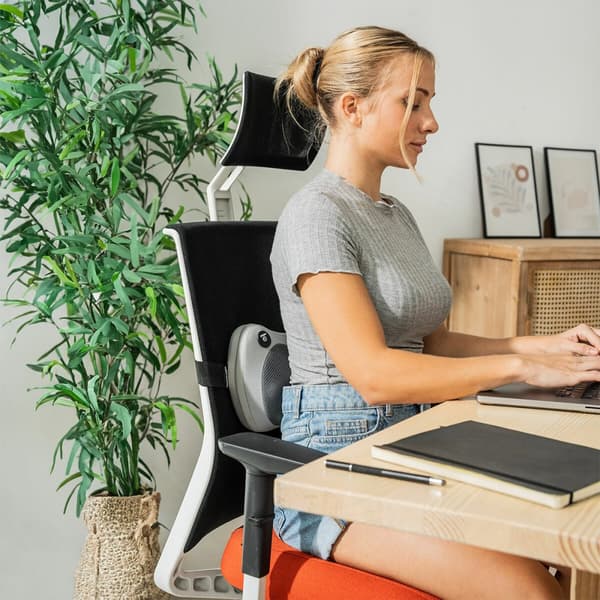 BEGAGNAD Kompakt Laddningsbar Shiatsu-massageapparat InnovaGoods Grå Infraröd värme 2 ergonomiska, roterande och dubbelriktade huvuden (R
