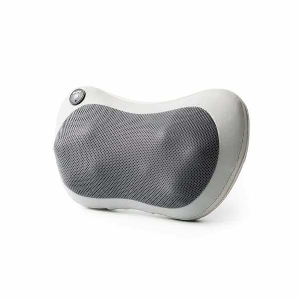 BEGAGNAD Kompakt Laddningsbar Shiatsu-massageapparat InnovaGoods Grå Infraröd värme 2 ergonomiska, roterande och dubbelriktade huvuden (R