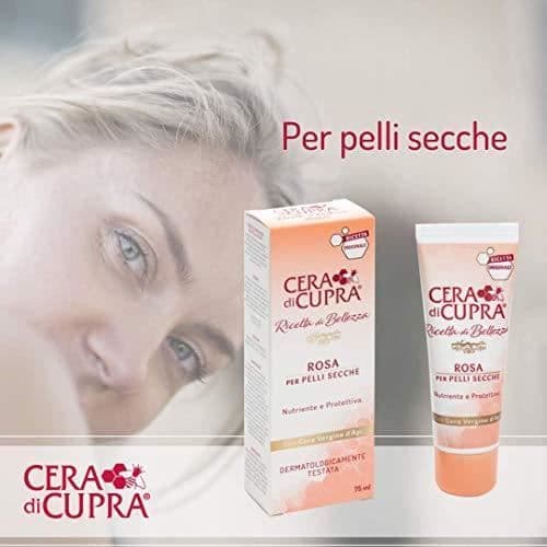 Kräm - CERA DI CUPRA - Skönhetsrecept - För torr hud - Rosa Tube 75 ml