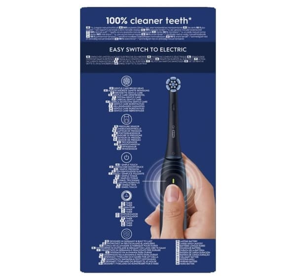 Oral-B, elektrisk tandborste med trycksensor, iO2