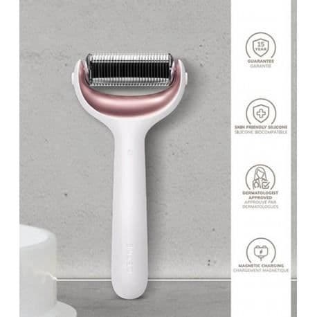 GESKE RODILLO FACIAL Y BODY MED MICROAGUJAS 9 I 1 ROSA GULD