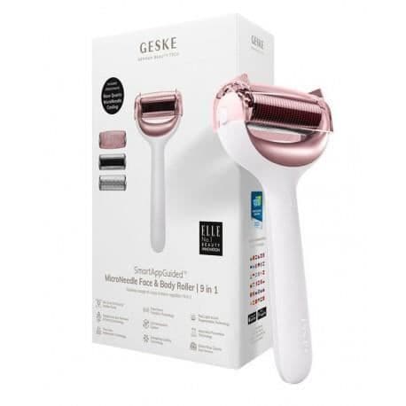 GESKE RODILLO FACIAL Y BODY MED MICROAGUJAS 9 I 1 ROSA GULD