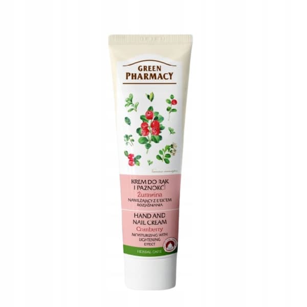 GREEN PHARMACY hand- och nagelkräm tranbär och arnika 100 ml
